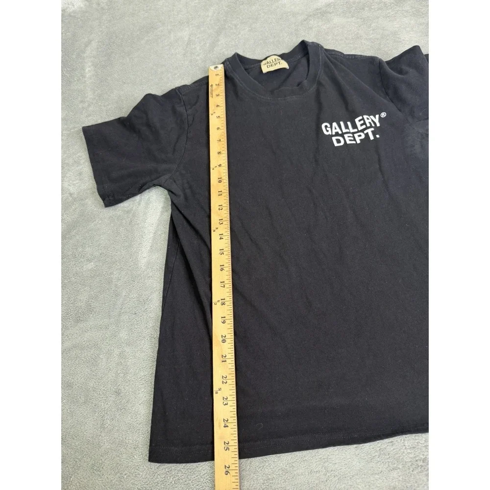 Gallery Dept. Short Sleeve T Shirt Men's Size Medium Black
